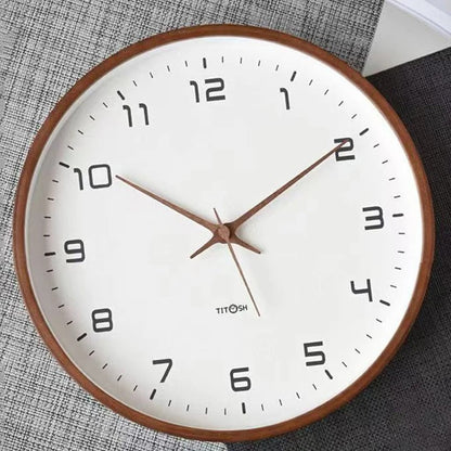 Minimalistisk Træ Vægur