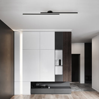 Moderne Aluminium Semi Flush Mount LED Loftlampe