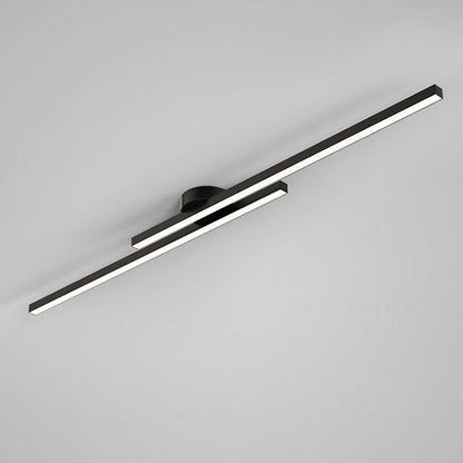 Moderne Aluminium Semi Flush Mount LED Loftlampe