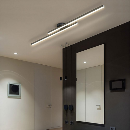 Moderne Aluminium Semi Flush Mount LED Loftlampe