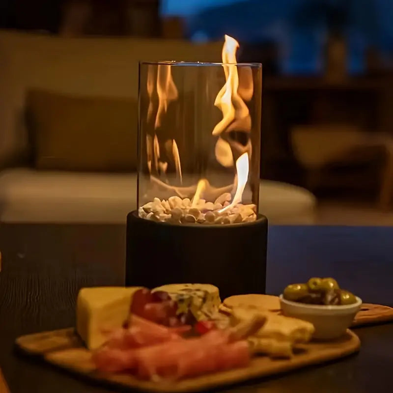Moderne Bærbar Lugtfri Bordpejs