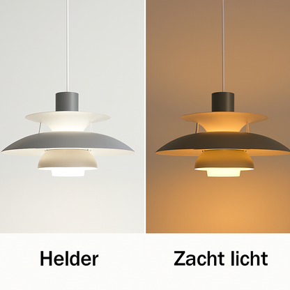 Moderne LED Loftlampe - Dæmpbar & Holdbar, Rund, Akrylglas