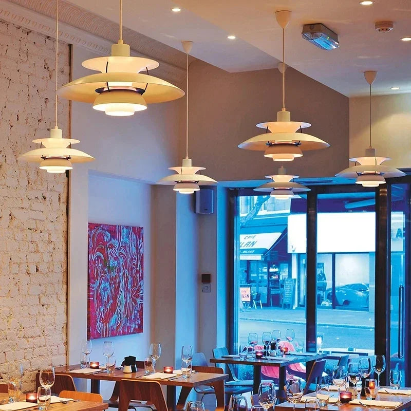 Moderne LED Loftlampe - Dæmpbar & Holdbar, Rund, Akrylglas