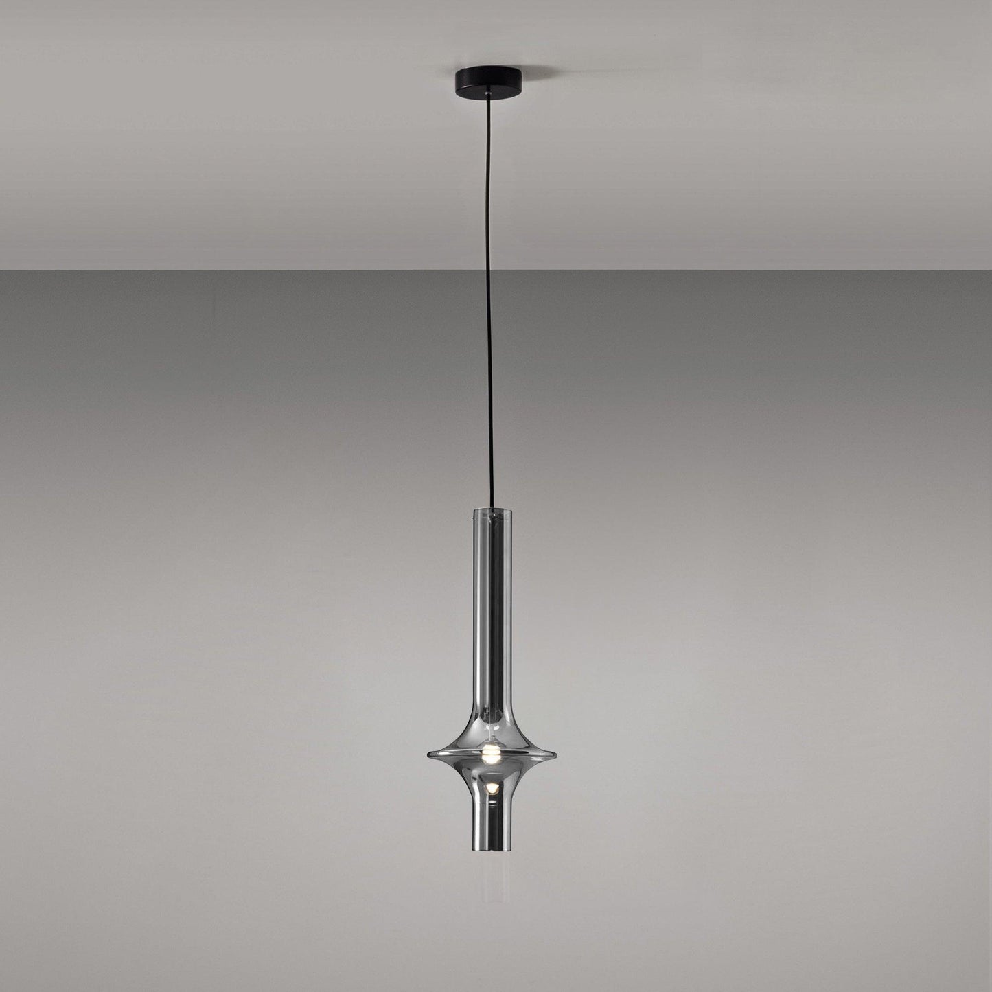 Moderne LED Pendellampe lavet af Glas og Jern – Justerbar Farvetemperatur, Ideel til Køkken og Spisestue