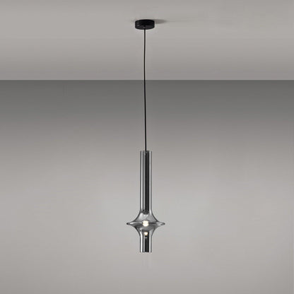 Moderne LED Pendellampe lavet af Glas og Jern – Justerbar Farvetemperatur, Ideel til Køkken og Spisestue