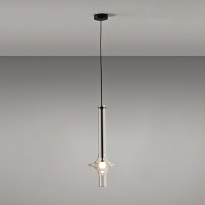 Moderne LED Pendellampe lavet af Glas og Jern – Justerbar Farvetemperatur, Ideel til Køkken og Spisestue