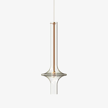 Moderne LED Pendellampe lavet af Glas og Jern – Justerbar Farvetemperatur, Ideel til Køkken og Spisestue