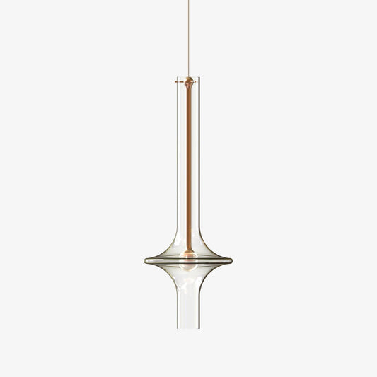 Moderne LED Pendellampe lavet af Glas og Jern – Justerbar Farvetemperatur, Ideel til Køkken og Spisestue