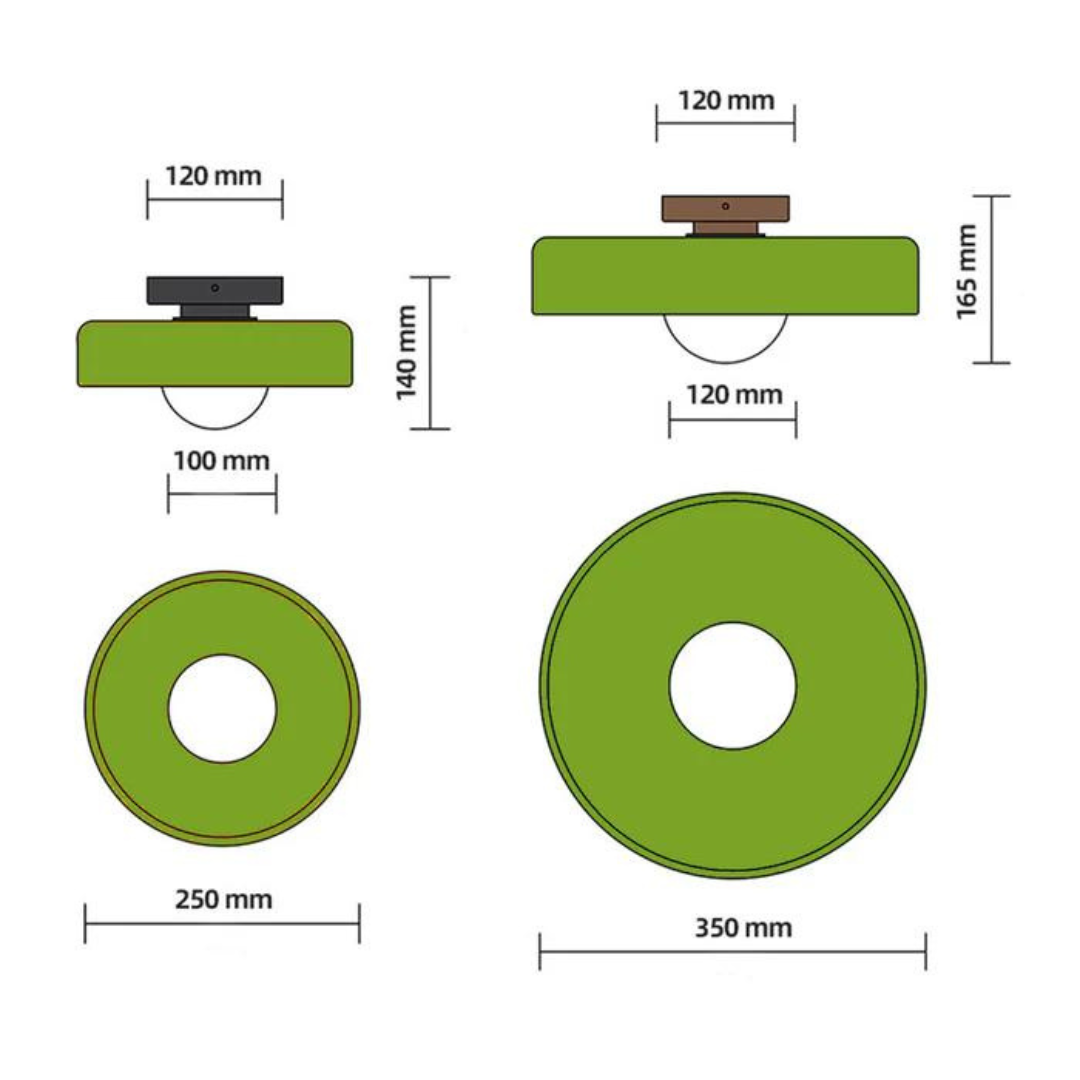Moderne Loftlampe med Stilfulde Farver - LumiSphere