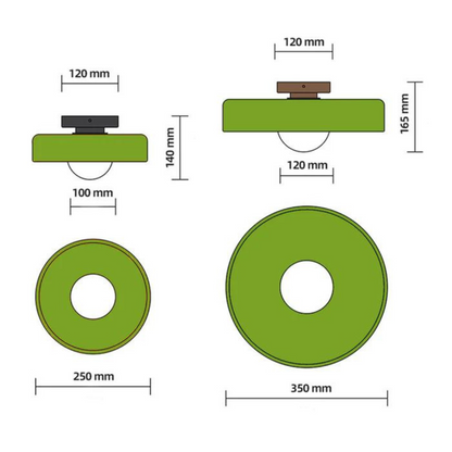 Moderne Loftlampe med Stilfulde Farver - LumiSphere