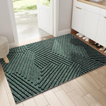 Moderne Nordisk Stil PVC Dørmåtte - Skridsikker og Snavsafvisende
