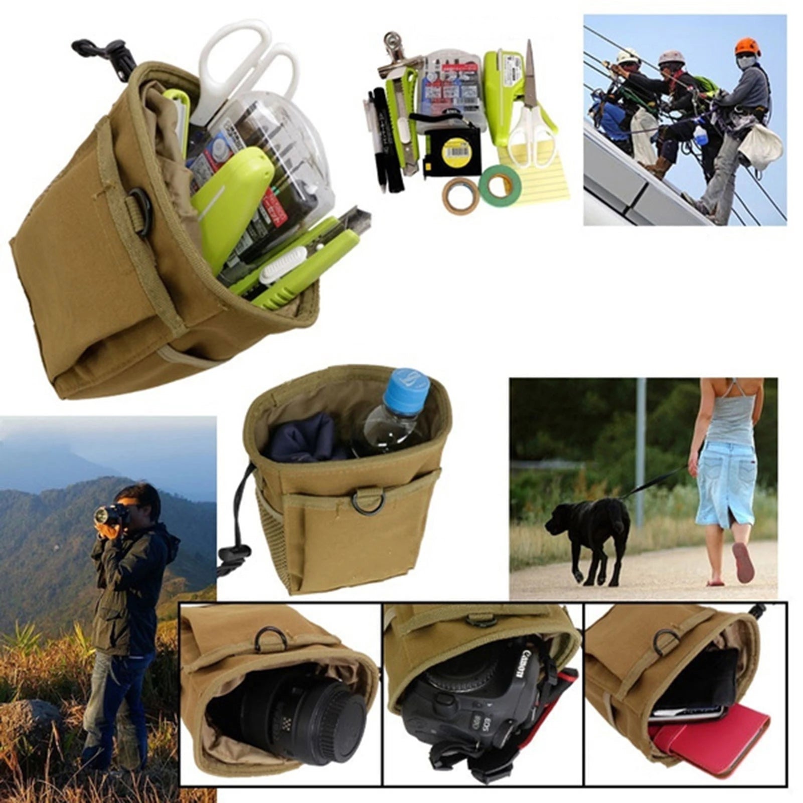 MOLLE Taktisk Dump Pouch til Udendørs Utility & Gear Opbevaring