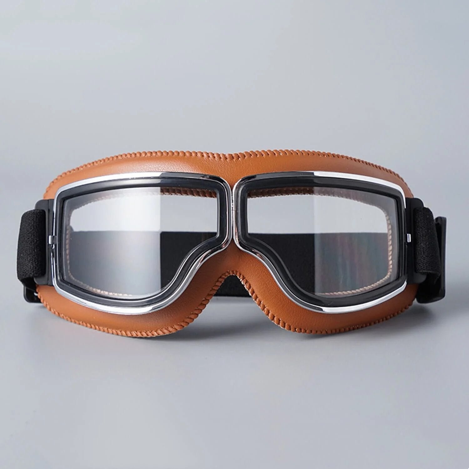 Motorcykelbriller | UV-beskyttelse | Stødresistente & Justerbare | RetroGoggles