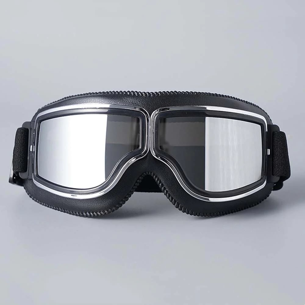 Motorcykelbriller | UV-beskyttelse | Stødresistente & Justerbare | RetroGoggles