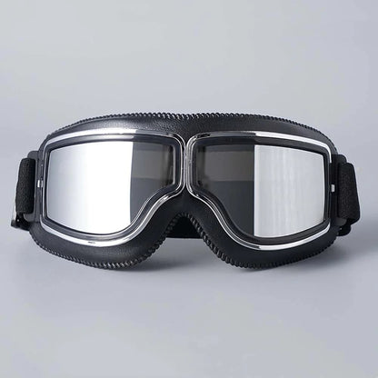 Motorcykelbriller | UV-beskyttelse | Stødresistente & Justerbare | RetroGoggles