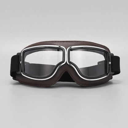 Motorcykelbriller | UV-beskyttelse | Stødresistente & Justerbare | RetroGoggles