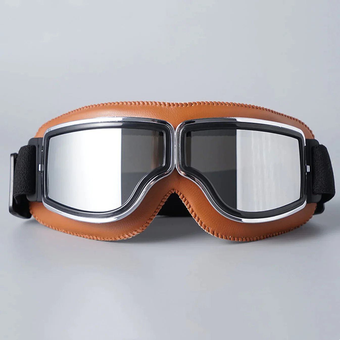Motorcykelbriller | UV-beskyttelse | Stødresistente & Justerbare | RetroGoggles