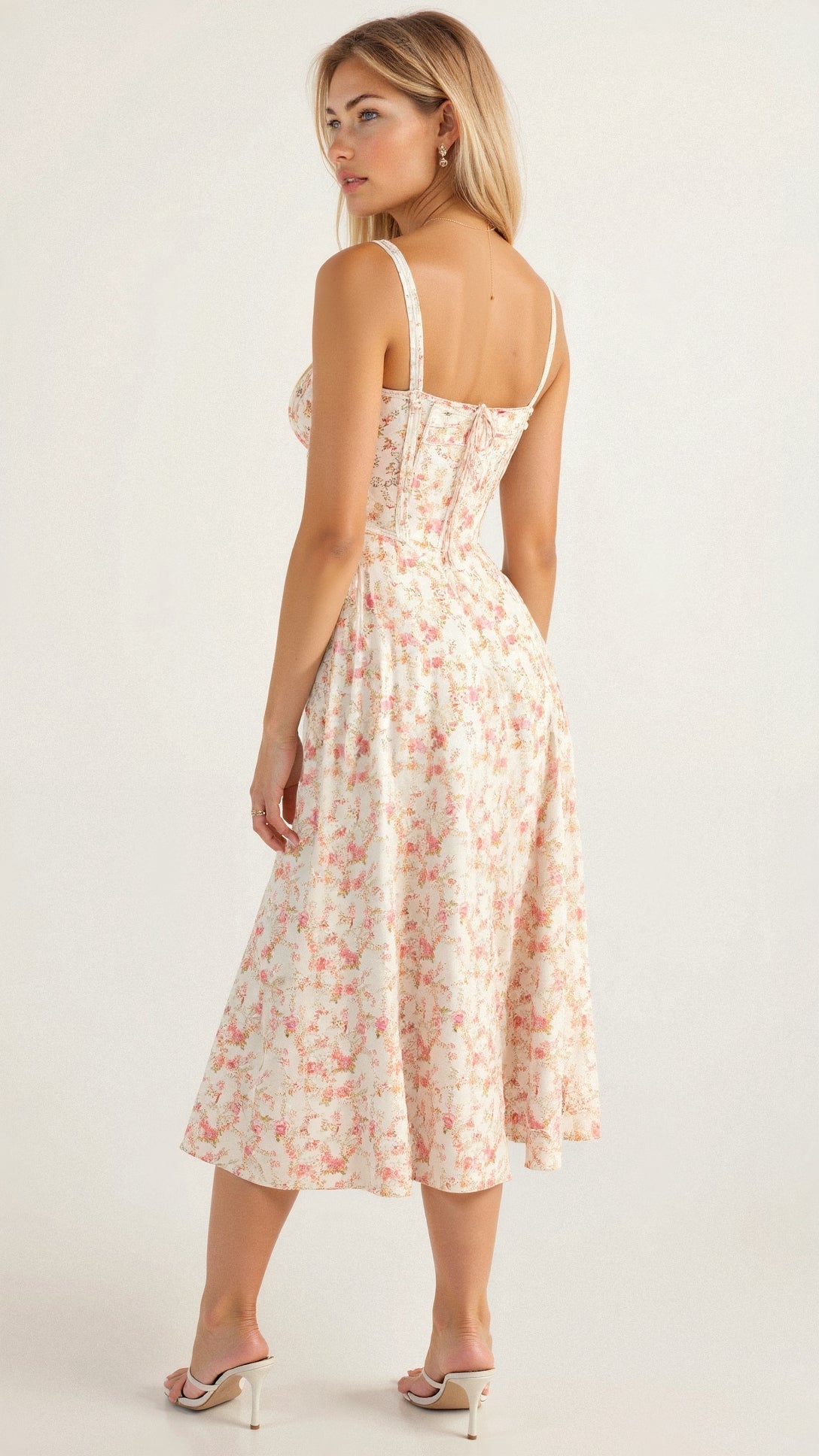 Félicie | Elégante robe midi à corset Kiana - Image 6