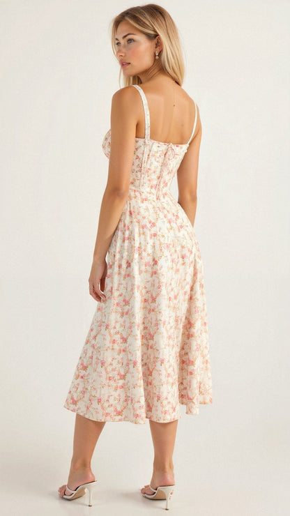 Félicie | Elégante robe midi à corset Kiana - Image 6