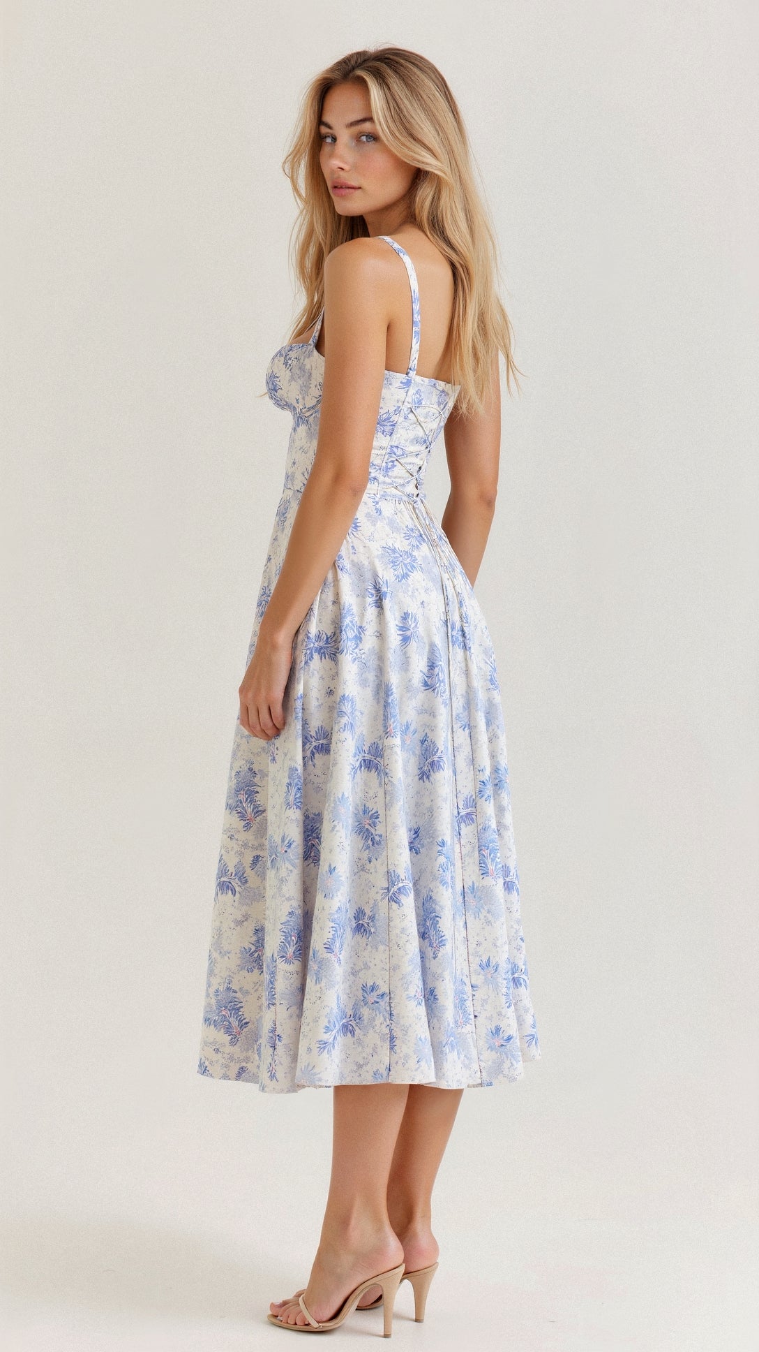 Félicie | Elégante robe midi à corset Kiana - Image 8