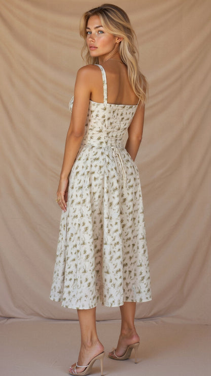 Félicie | Elégante robe midi à corset Kiana - Image 10