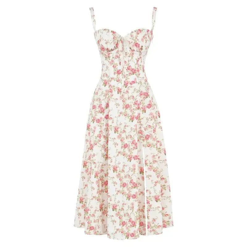 Félicie | Elégante robe midi à corset Kiana - Image 19