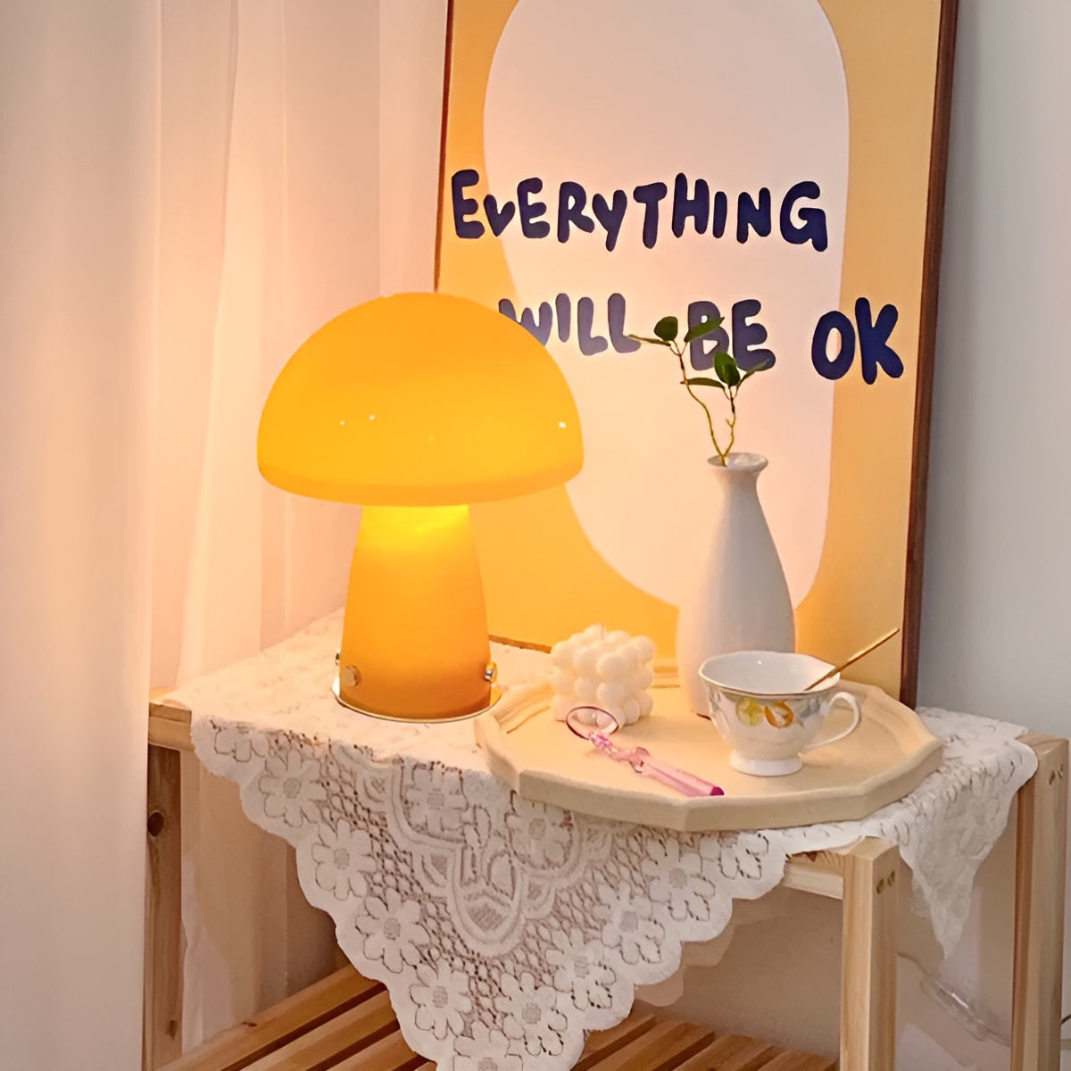 MushFlare | Elegant Skandinavisk Svampelampe