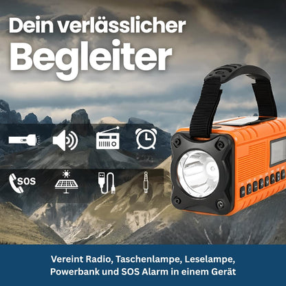 Nødsolkrank Radio Lommelygte