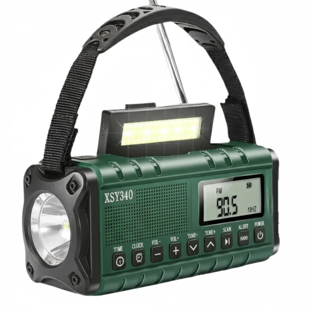 Nødsolkrank Radio Lommelygte