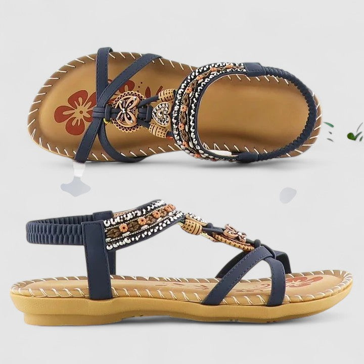 Image of Nadine | Dame T-Rem Flade Sandaler