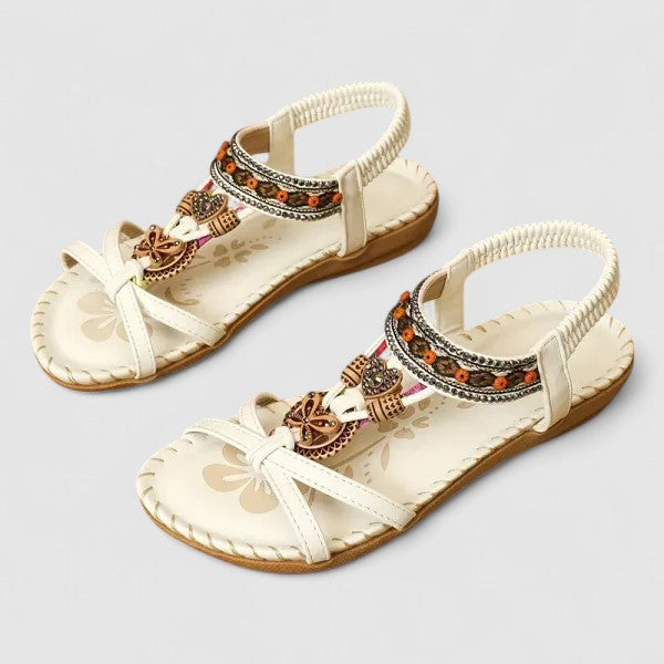 Image of Nadine | Dame T-Rem Flade Sandaler