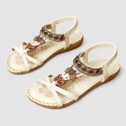 Image of Nadine | Dame T-Rem Flade Sandaler