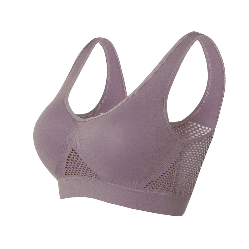 Åndbar Mesh Sports-BH