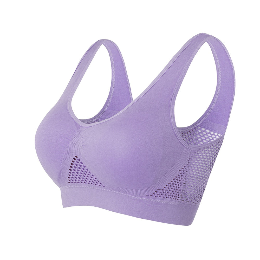 Åndbar Mesh Sports-BH