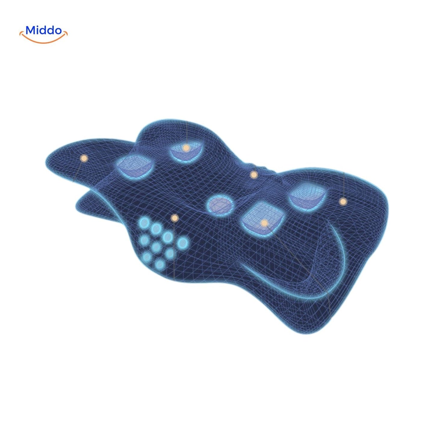 NeckRest™ Ergonomisk Hukommelsesskum Pude – Støttende & Formbevarende