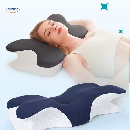 NeckRest™ Ergonomisk Hukommelsesskum Pude – Støttende & Formbevarende