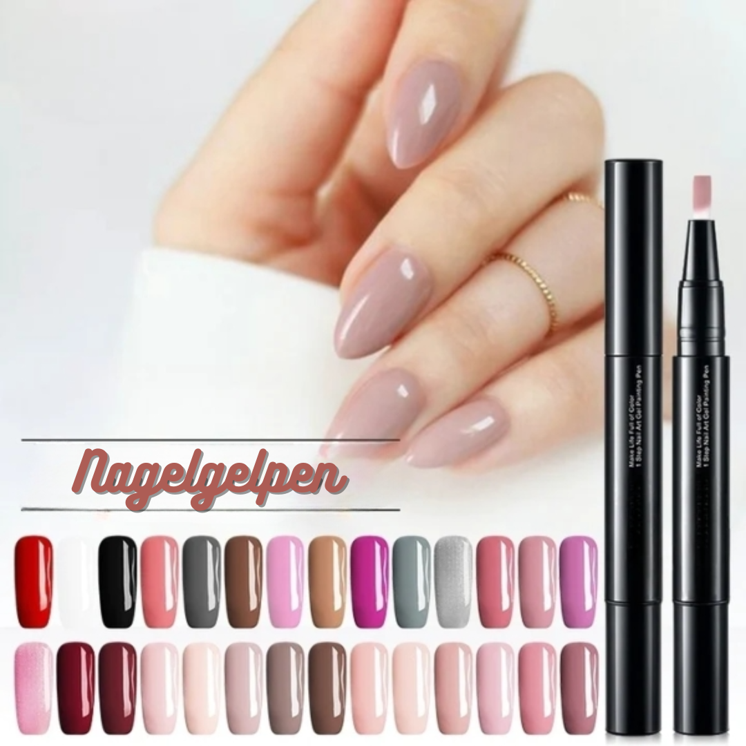 Neglelak Gel | Præcist Neglekunst med Gel Farve | Hurtig Tørring og Langtidsholdbar | NailFlex