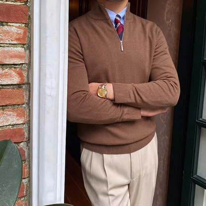 Noah | Herre Quarter-Zip Pullover Sweater - Image 1