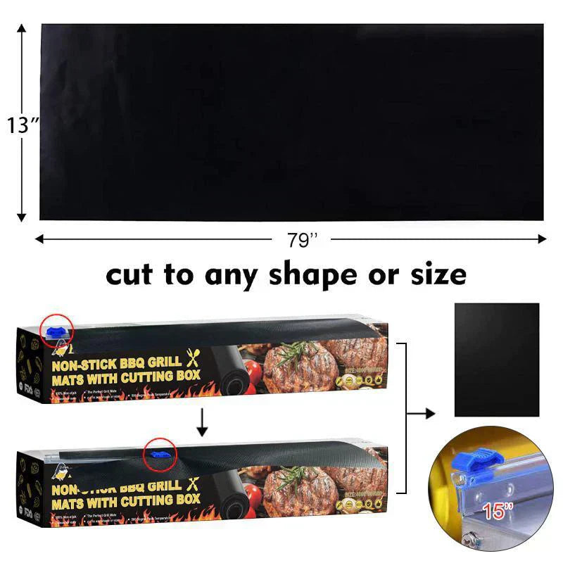 Non-Stick BBQ Grill Mat til Sikker og Effektiv Grillning