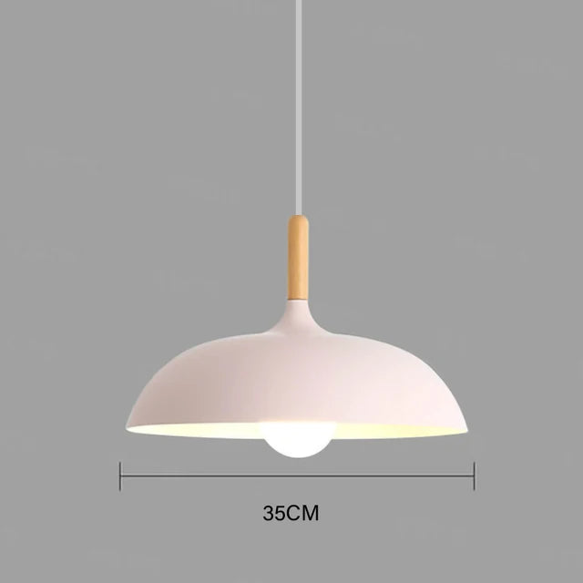 NordicOak Loft LED Eg Loftlampe – Skandinavisk Design