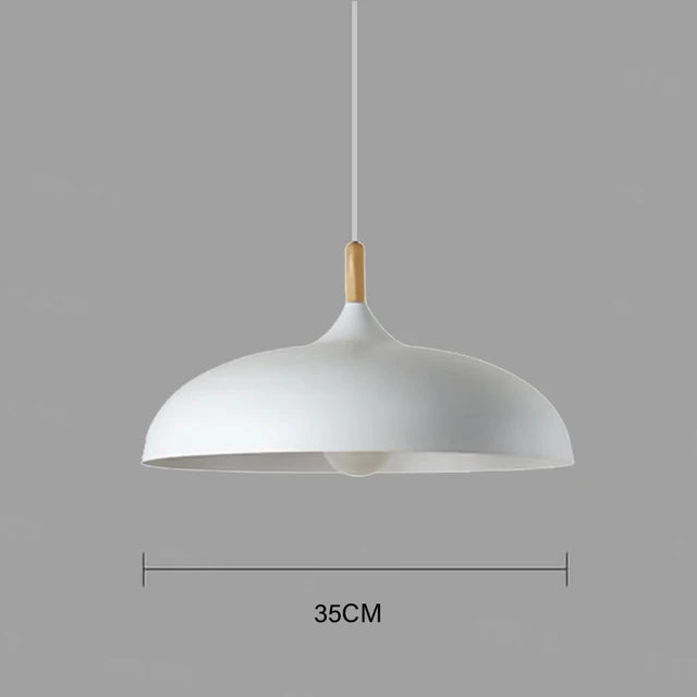 NordicOak Loft LED Eg Loftlampe – Skandinavisk Design