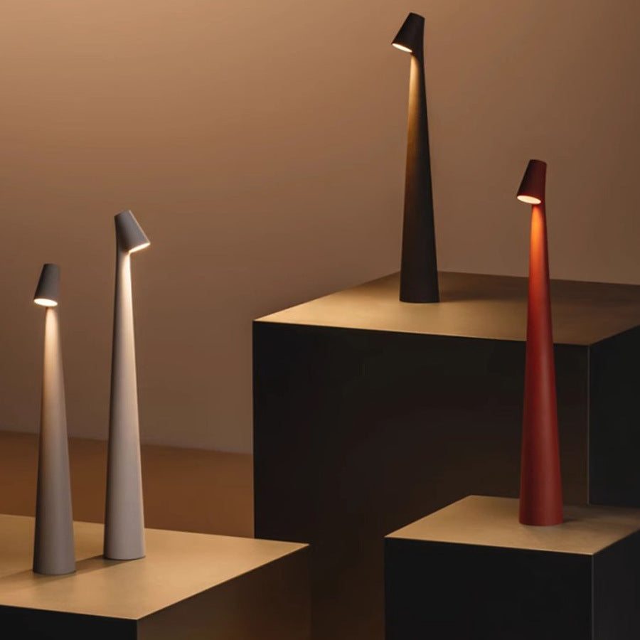 Nordisk Minimalistisk Design Stemningslampe | Trådløs | LED | Læselampe | Middagslampe