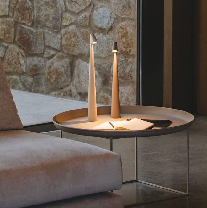 Nordisk Minimalistisk Design Stemningslampe | Trådløs | LED | Læselampe | Middagslampe