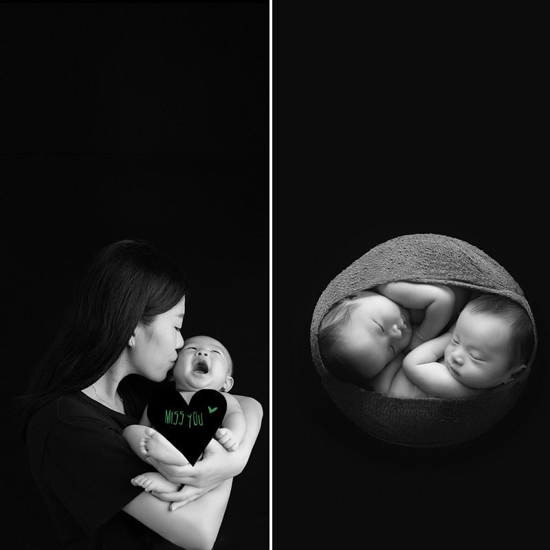 Nyfødt Baby Fotografi Indpakning og Tæppe Sæt