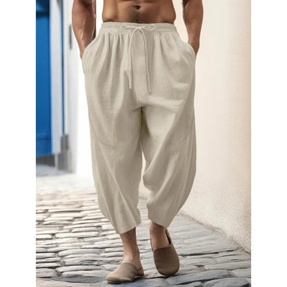 Benoît | Pantalon d'été en lin pour hommes - Confortable et respirant - Image 3