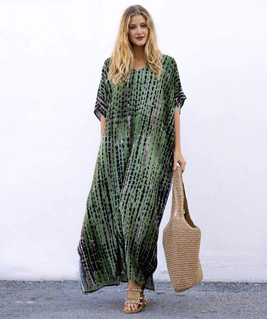Ornella Kaftan - Løs, Afslappet Kaftan til Kvinder