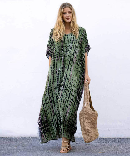 Ornella Kaftan - Løs, Afslappet Kaftan til Kvinder
