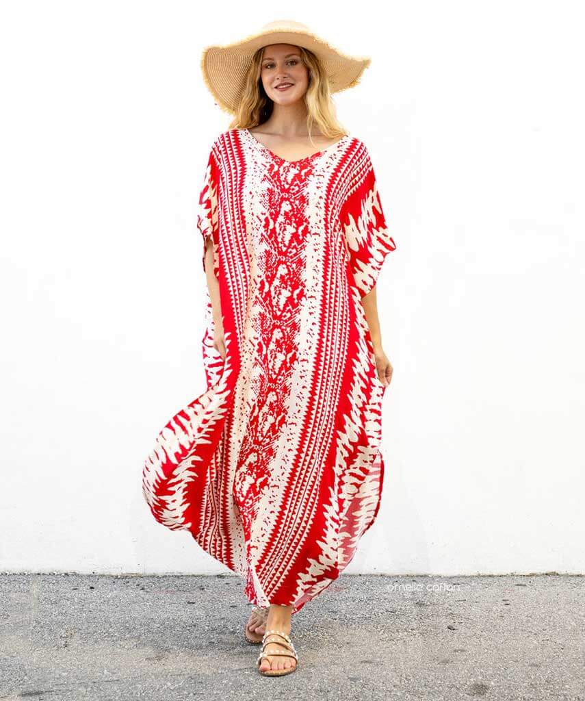 Ornella Kaftan - Løs, Afslappet Kaftan til Kvinder