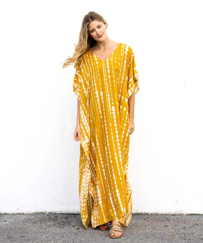 Ornella Kaftan - Løs, Afslappet Kaftan til Kvinder