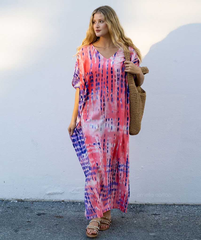 Ornella Kaftan - Løs, Afslappet Kaftan til Kvinder